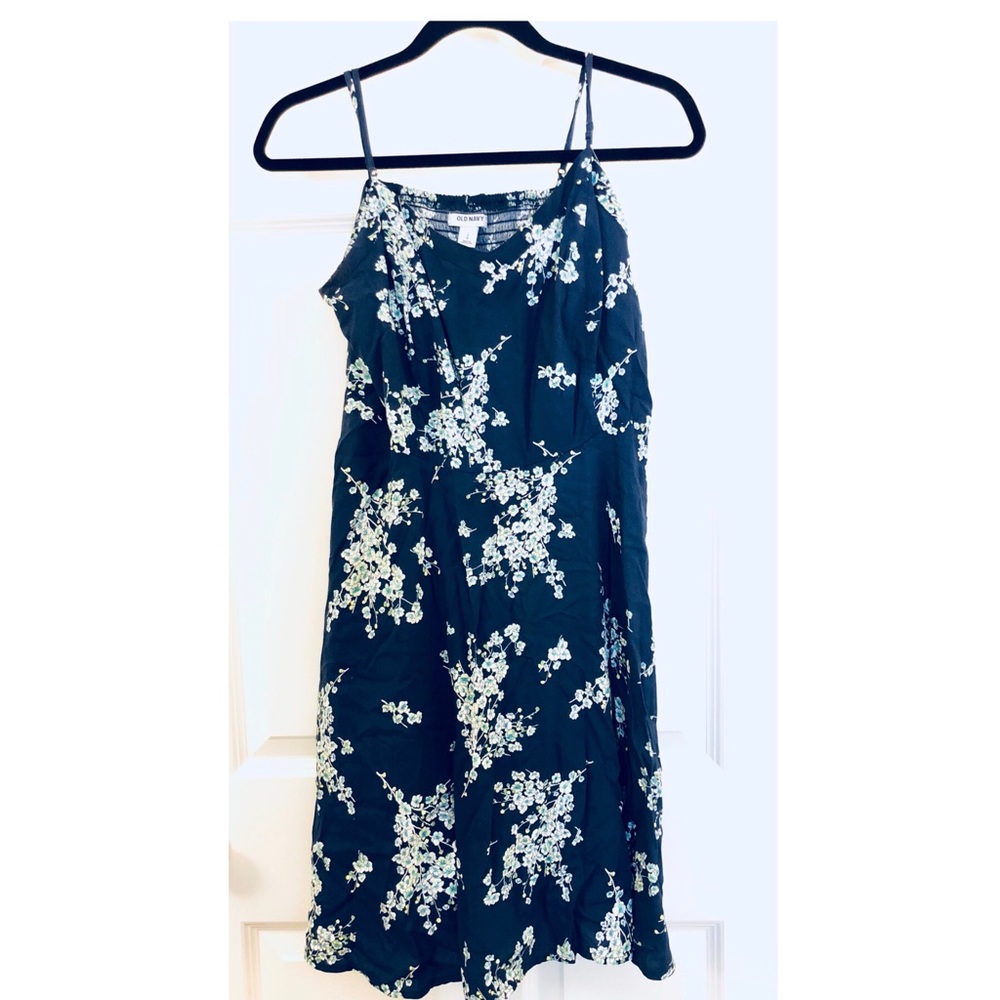 Flattering Navy A-Line Dress